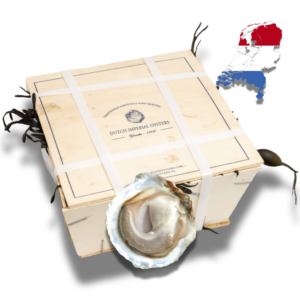 Dutch Imperial Oesters – Premium oesters met een volle, romige smaak en verfijnde ziltigheid, verkrijgbaar bij De Oester Boetiek